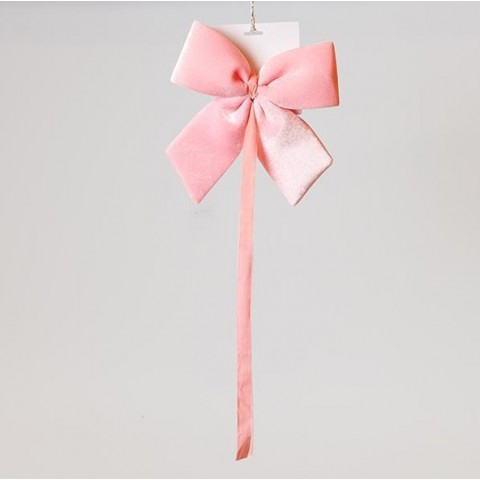 EUROLAMP ΦΙΟΓΚΟΣ, ΒΕΛΟΥΔΙΝΟΣ ΡΟΖ, ΜΕ ΚΟΡΔΕΛΑ, 28cm (600-47564)