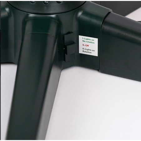 EUROLAMP ΒΑΣΗ ΔΕΝΤΡΟΥ, ΠΕΡΙΣΤΡΕΦΟΜΕΝΗ, ΠΡΑΣΙΝΗ, Φ65*H20.5cm 600-30994