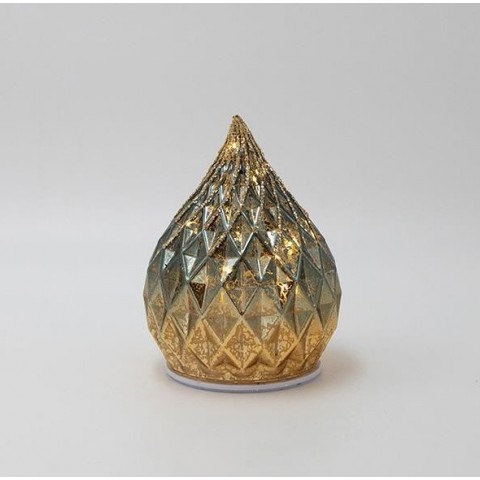 EUROLAMP ΦΩΤΙΖΟΜΕΝΟ ΔΑΚΡΥ, ΣΑΜΠΑΝΙ, ΠΕΡΙΣΤΡΕΦΟΜΕΝΟ, 12x12x15cm 600-48111