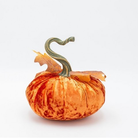 EUROLAMP ΒΕΛΟΥΔΙΝΗ ΚΟΛΟΚΥΘΑ, ΠΟΡΤΟΚΑΛΙ ΜΕ ΦΥΛΛΑ ΣΦΕΝΔΑΜΟΥ, 19x19cm 600-47882