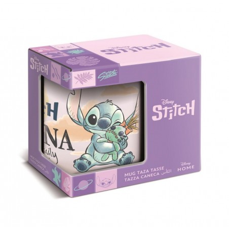 Stor Disney: Stitch & Angel Ohana Dnls - Young Adult Ceramic Mug In Gift Box (325ml) (93492)