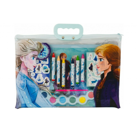 362819 AS ΣΕΤ ΖΩΓΡΑΦΙΚΗΣ DISNEY FROZEN ΣΕ ΔΙΑΦΑΝΗ ΤΣΑΝΤΑ ΓΙΑ 3+ ΧΡΟΝΩΝ
