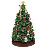 Iliadis ΠΡΑΣΙΝΟ ΠΟΛΥΡΕΖΙΝ ΚΟΥΡΔΙΣΤΟ ΔΕΝΤΡΟ ΜΕ ΦΩΣ ΚΙΝΗΣΗ ΚΑΙ ΜΟΥΣΙΚΗ 20Χ20Χ34cm (90496)