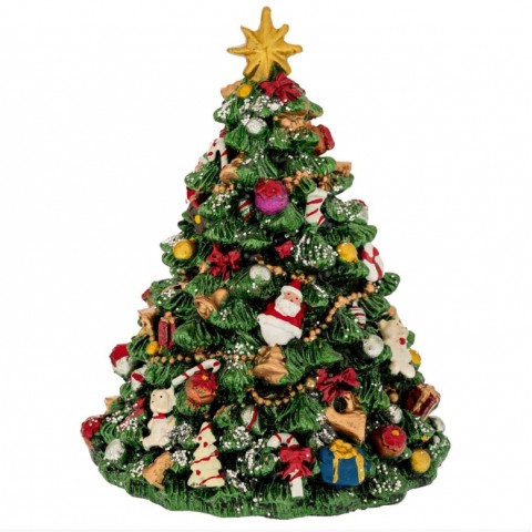 Iliadis ΠΡΑΣΙΝΟ ΠΟΛΥΡΕΖΙΝ ΚΟΥΡΔΙΣΤΟ ΣΤΟΛΙΣΜΕΝΟ ΔΕΝΤΡΟ ΜΕ ΜΟΥΣΙΚΗ 11,5Χ12Χ15cm (90499)