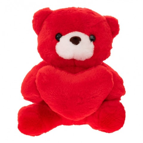 Iliadis ΚΟΚΚΙΝΟ ΛΟΥΤΡΙΝΟ ΑΡΚΟΥΔΑΚΙ ΜΕ ΚΑΡΔΙΑ 25cm (91949)