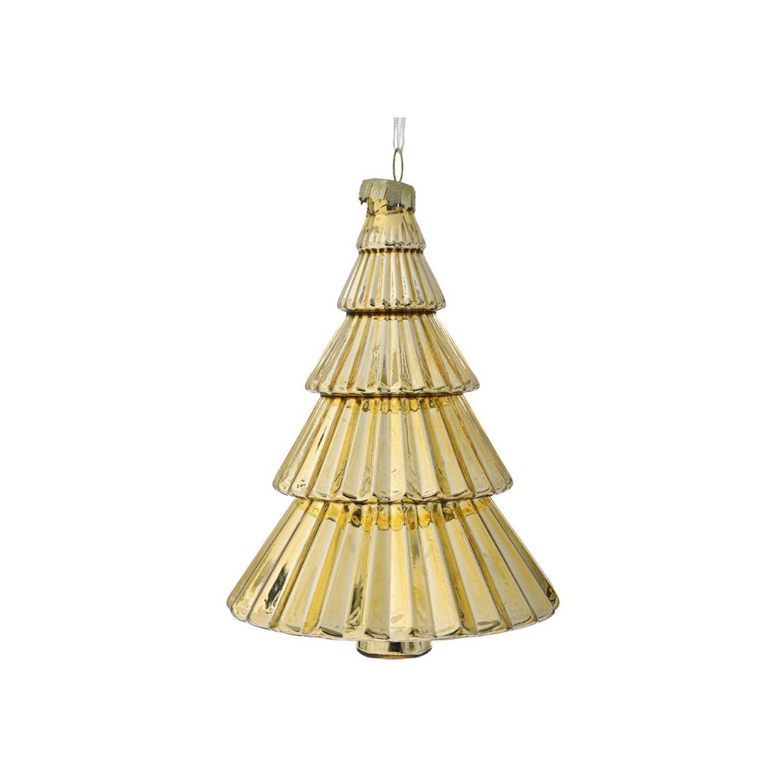 Iliadis ΚΡΕΜΑΣΤΟ ΧΡΥΣΟ ΓΥΑΛΙΝΟ ΔΕΝΤΡΑΚΙ 9Χ13cm, ΣΕΤ ΤΩΝ 4 ΤΕΜΑΧΙΩΝ (83192)