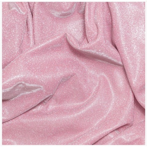 Iliadis Elastan Lurex Ύφασμα Διακόσμησης 50x300εκ. Ροζ (83932)