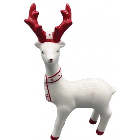 Lianos Πήλινο Επιτραπέζιο Χριστουγεννιάτικο Στολίδι 12 x 5,5 x 18,5(h)cm (AG0183122)