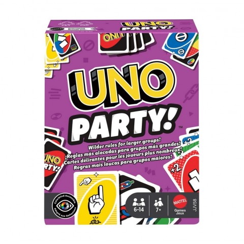 Mattel Uno: New Uno Party Για 7+ Ετών (JJV58)