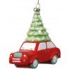 Lianos Κρεμαστό Ζαχαρωτό Χριστουγεννιάτικο Στολίδι Αυτοκίνητο Με Πέδιλα 5 x 11 x 12(h)cm (50190171)