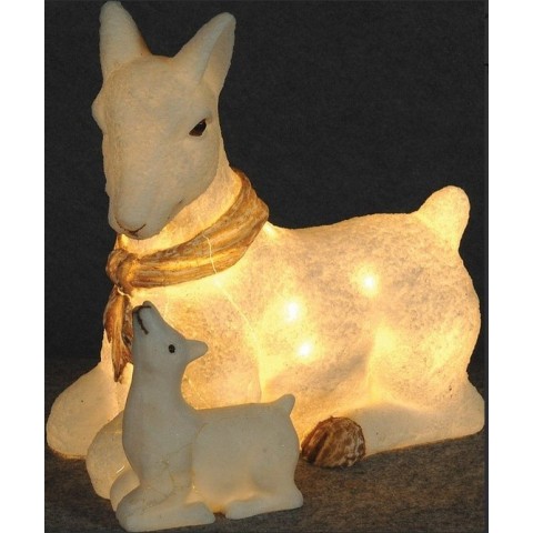 Lianos Φωτιζόμενο Ακρυλικό Αρνί Με Θερμό Φωτισμό ,34 x 20 x 32(H)cm (154802)