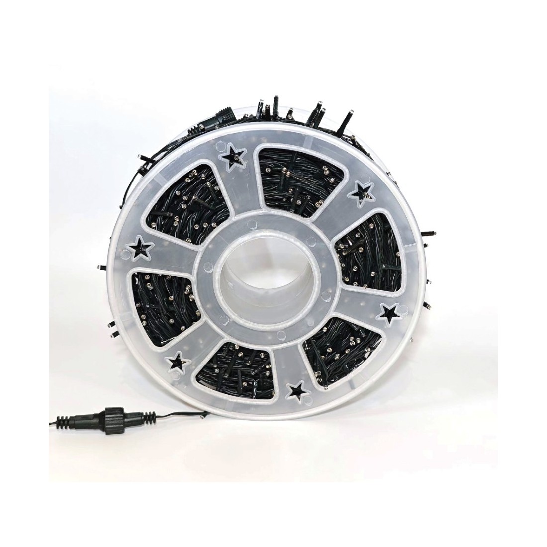 Lianos 500 Led Λαμπάκια Πολύχρωμα,Με Επέκταση,Πρόγραμμα Και Μετασχηματιστή IP44 ,Πράσινο Καλώδιο,25 Μέτρα (80428)