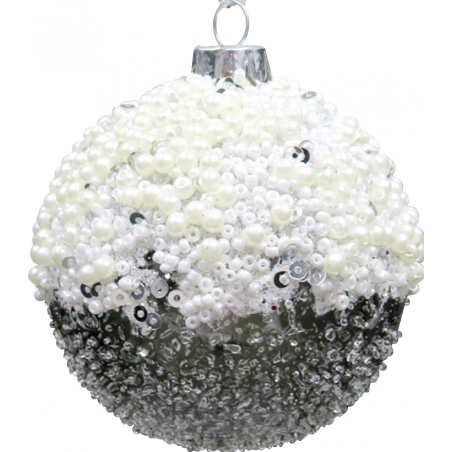 Lianos Διάφανη Γυάλινη Χριστουγεννιάτικη Μπάλα 8cm (224149)
