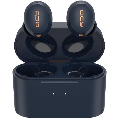 QCY HT01C ANC TWS BLACK Dual Driver 4-mic noise cancel. True Wireless Earbuds - Quick Charge 600mAh