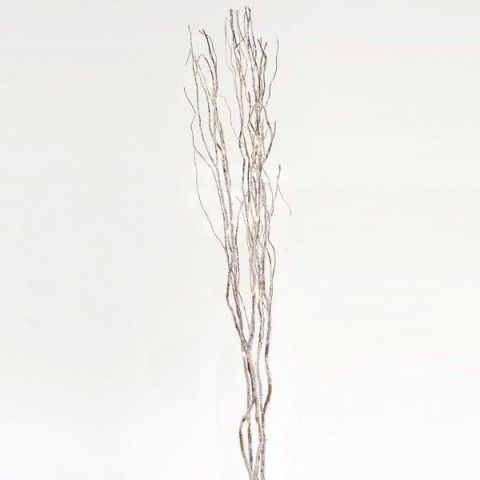 ΚΛΑΔΙΑ ΧΙΟΝΙΣΜΕΝΑ, ΦΩΤΙΖΟΜΕΝΑ, 40 LED, ΜΕ ΜΕΤΑΣΧΗΜΑΤΙΣΤΗ, ΧΑΛΚΙΝΟ ΚΑΛΩΔΙΟ, ΘΕΡΜΟ ΛΕΥΚΟ LED, 160cm, 600-22501