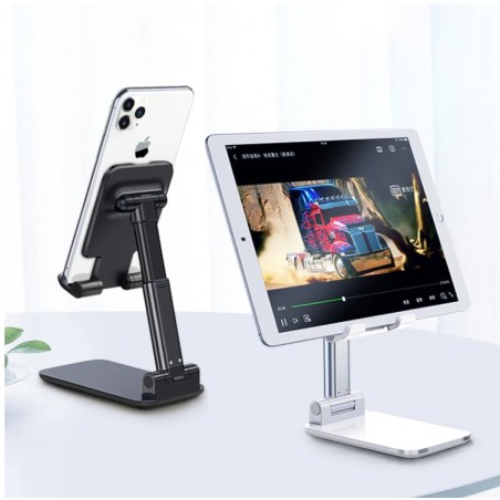 MOBILE PHONE HOLDER ΒΑΣΗ ΣΤΗΡΙΞΗΣ ΚΙΝΗΤΟΥ ΚΑΙ TABLET ΜΑΥΡΗ ΓΡΑΦΕΙΟΥ