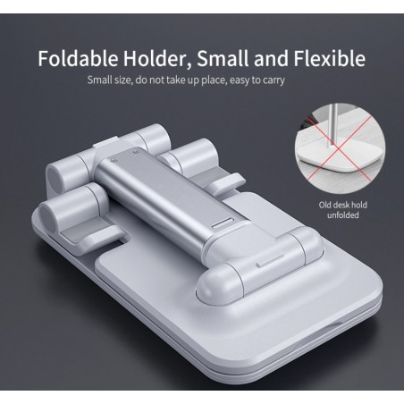 MOBILE PHONE HOLDER ΒΑΣΗ ΣΤΗΡΙΞΗΣ ΚΙΝΗΤΟΥ ΚΑΙ TABLET ΜΑΥΡΗ ΓΡΑΦΕΙΟΥ