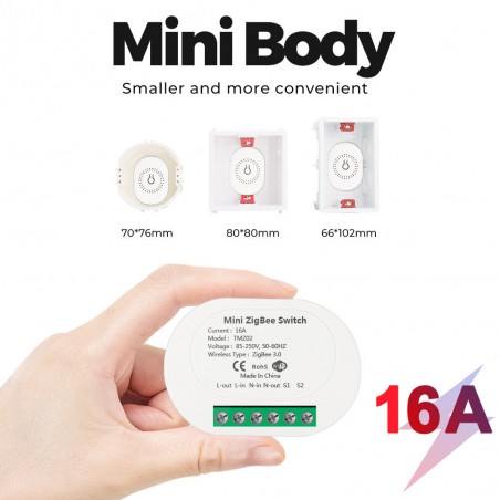 MINI ZIGBEE SWITCH ΜΕΤΑΤΡΟΠΕΑΣ ΔΙΑΚΟΠΤΗ ΤΟΙΧΟΥ ΣΕ WIFI OEM