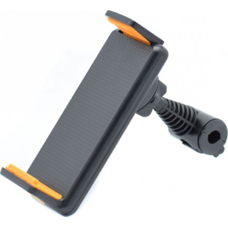 ΒΑΣΗ ΚΙΝΗΤΟΥ ΚΑΙ TABLET ΓΙΑ ΤΟ ΠΡΟΣΚΕΦΑΛΟ - ΧΡΩΜΑ: ΜΑΥΡΟ - ΠΟΡΤΟΚΑΛΙ