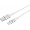 CELLY COLOR DATA CABLE EXTRA STRONG USB Type-C 1.5m White