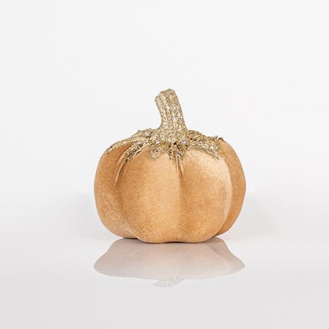 EUROLAMP ΒΕΛΟΥΔΙΝΗ ΚΟΛΟΚΥΘΑ, MOKA, ΜΕ ΧΡΥΣΟ GLITTER, 15x12cm 600-44704