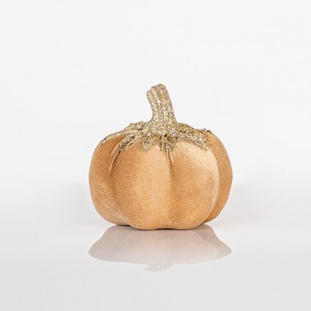 EUROLAMP ΒΕΛΟΥΔΙΝΗ ΚΟΛΟΚΥΘΑ, MOKA, ΜΕ ΧΡΥΣΟ GLITTER, 15x12cm 600-44704