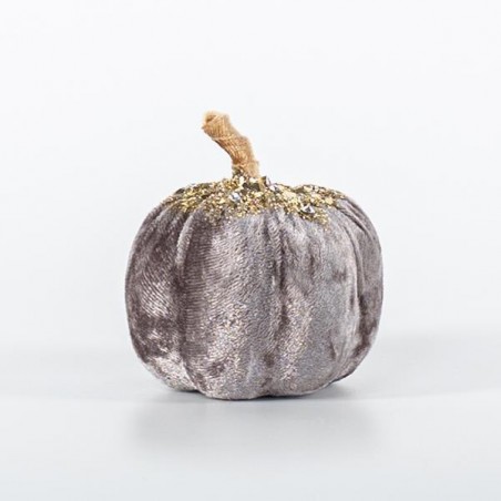 EUROLAMP ΒΕΛΟΥΔΙΝΗ ΚΟΛΟΚΥΘΑ, ΓΚΡΙ, ΜΕ GLITTER, 8x8cm 600-44706