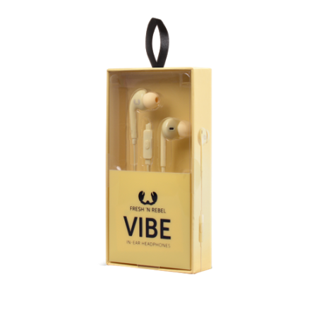 FRESH 'N REBEL VIBE IN EAR HANDSFREE ΜΕ ΒΥΣΜΑ 3.5mm BUTTERCUP