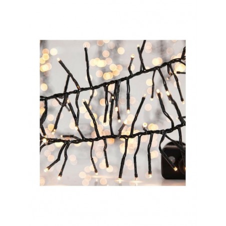 EUROLAMP ΣΕΙΡΑ 1152 LED 3MM CLUSTER ΘΕΡΜΟ ΛΕΥΚΟ ΜΕ 8 ΠΡΟΓΡΑΜΜΑΤΑ ΚΑΙ ΜΝΗΜΗ IP44 ΠΡΑΣΙΝΟ ΚΑΛΩΔΙΟ 600-11341