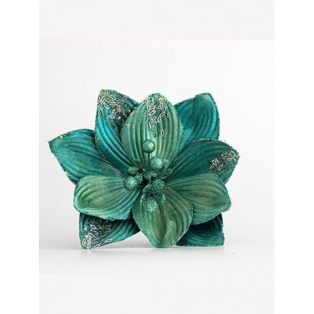 ΜΑΝΟΛΙΑ, ΥΦΑΣΜΑΤΙΝΗ, ΠΕΤΡΟΛ, ΜΕ GLITTER, 24x24cm 600-45363