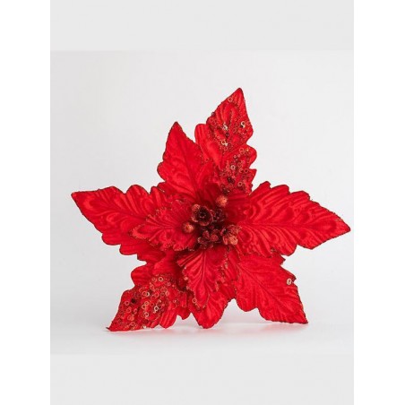 ΑΛΕΞΑΔΡΙΝΟ ΚΟΚΚΙΝΟ ΜΕ GLITTER, 20x19cm 600-45358