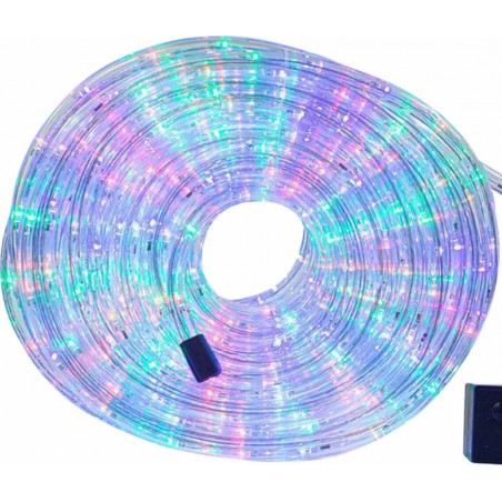 EUROLAMP ΦΩΤ/ΝΑ LED ΜΟΝ/ΛH, ΧΡΩΜΑΤΙΣΤΟ, 18m, ΜΕ 24 ΛΑΜΠΑΚΙΑ ΑΝΑ ΜΕΤΡΟ ΚΑΙ ΠΡΟΓΡΑΜΜΑ, IP44 600-22155