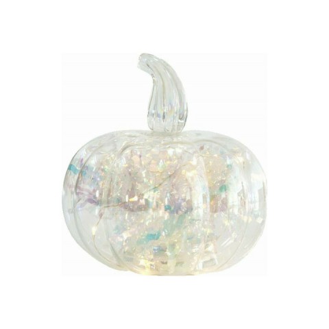 ΚΟΛΟΚΥΘΑ ΓΥΑΛΙΝΗ, ΦΩΤΙΖΟΜΕΝΗ, 15cm 600-42344