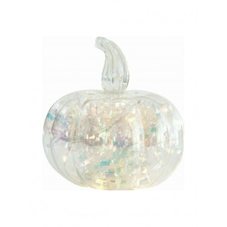 ΚΟΛΟΚΥΘΑ ΓΥΑΛΙΝΗ, ΦΩΤΙΖΟΜΕΝΗ, 15cm 600-42344