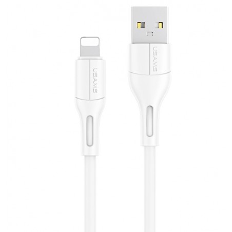 USAMS ΚΑΛΩΔΙΟ USB ΣΕ LIGHTNING U68, 2A, 1m, ΛΕΥΚΟ