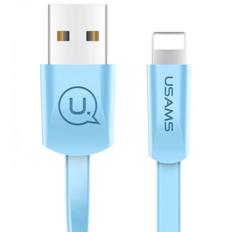 USAMS ΚΑΛΩΔΙΟ USB ΣΕ LIGHTNING US-SJ199, 1.2m, ΜΠΛΕ