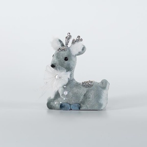 ΒΕΛΟΥΔΙΝΟ ΤΑΡΑΝΔΑΚΙ, ΚΑΘΙΣΤΟ, ΜΠΛΕ, 12x15cm 600-44739