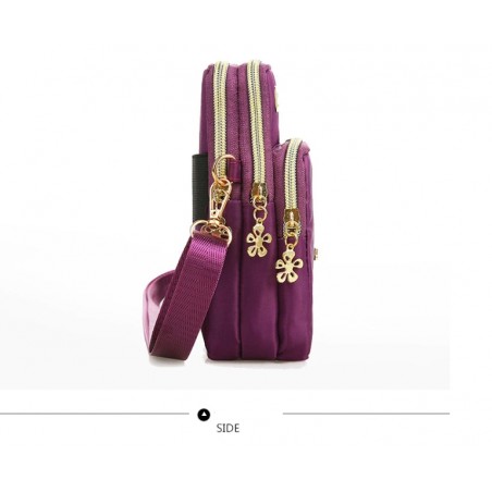 ΤΣΑΝΤΑΚΙ ΚΙΝΗΤΟΥ JINGPIN ME 3 ΘΗΚΕΣ ΜΑΥΡΟ OEM