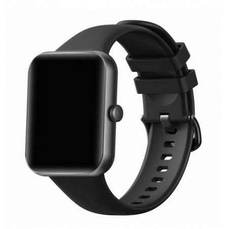 SMARTWATCH ΜΑΥΡΟ ΜΕ ΜΠΡΑΣΕΛΕ ΚΑΙ ΛΟΥΡΑΚΙ OEM