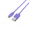 RIVERSONG CABLE USB TO TYPE-C 3A LOTUS 08 1.2M PURPLE