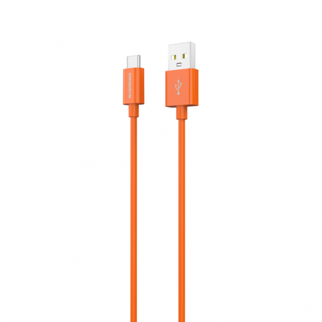 RIVERSONG CABLE USB TO TYPE-C 3A LOTUS 08 1.2M ORANGE