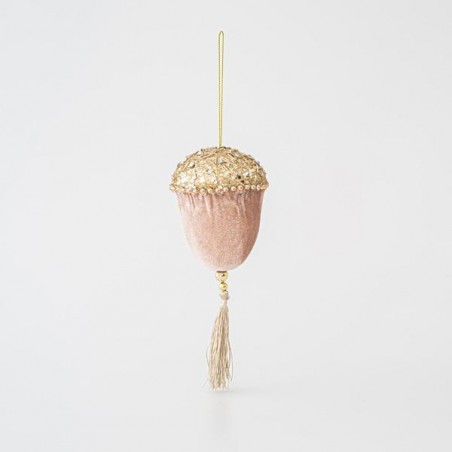 ΒΕΛΟΥΔΙΝΟ ΚΟΥΚΟΥΝΑΡΙ, ΣΟΜΟΝ, ΜΕ ΧΡΥΣΟ ΓΚΛΙΤΕΡ, 8X20CM 600-45558