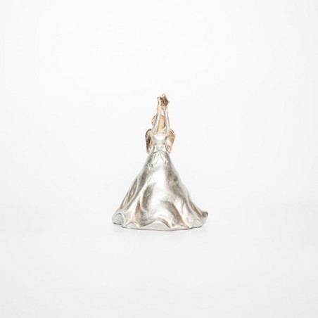 ΔΙΑΚΟΣΜΗΤΙΚΟ ΠΟΛΥΡΕΖΙΝ, ΑΓΓΕΛΟΣ, ΑΠΑΛΟ ΧΡΥΣΟ, 12,5X12X17,50CM 600-45839