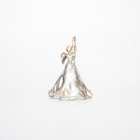 ΔΙΑΚΟΣΜΗΤΙΚΟ ΠΟΛΥΡΕΖΙΝ, ΑΓΓΕΛΟΣ, ΑΠΑΛΟ ΧΡΥΣΟ, 12,5X12X17,50CM 600-45839