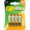 ΑΛΚΑΛΙΚΗ ΜΠΑΤΑΡΙΑ GP ULTRA AA (4 TEM)