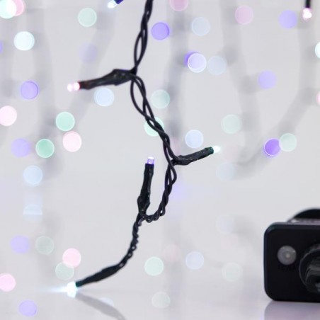 EUROLAMP ΣΕΙΡΑ,100 LED ΜΕΤΑΣΧΗΜ/ΣΤΗ, ΠΡΑΣΙΝΟ ΚΑΛΩΔΙΟ,OPAL ΧΡΩΜΑΤΙΣΤΟ LED 600-11507