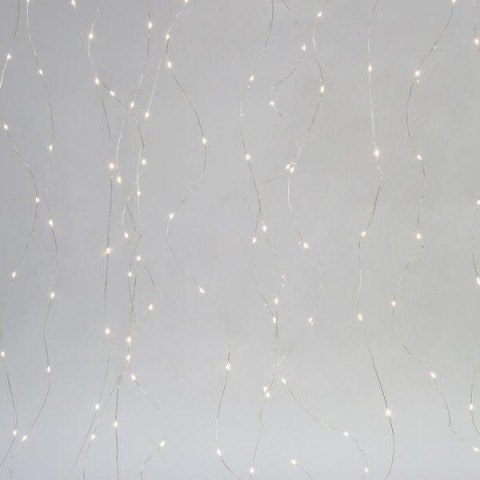 ΚΟΥΡΤΙΝΑ, 400 MINI LED, 16 ΓΡΑΜΜΩΝ, 31V, ΠΡΟΕΚΤΑΣΗ 500CM, ΑΣΗΜΙ ΧΑΛΚΟΣ, DAYLIGHT LED, 200X200CM, ΙΡ44 600-11718