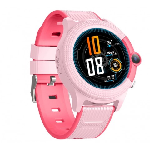 INTIME GPS SMARTWATCH ΓΙΑ ΠΑΙΔΙΑ IT-053, 1.28", CAMERA 4G, IPX7, ΡΟΖ
